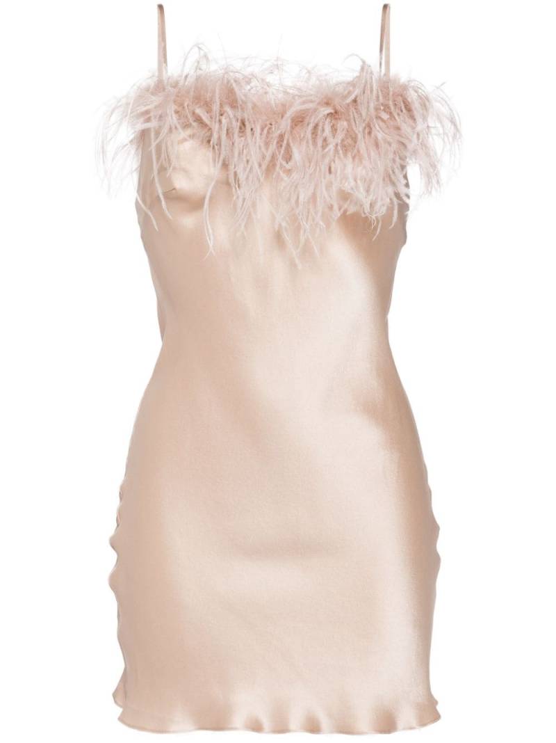 Gilda & Pearl Camille silk minidress - Pink von Gilda & Pearl