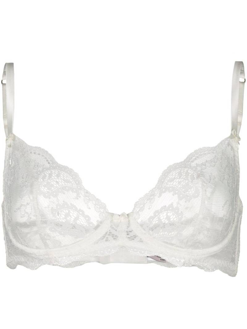 Gilda & Pearl Rita balconette bra - White von Gilda & Pearl