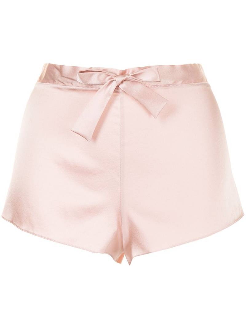 Gilda & Pearl Sophia stretch-silk shorts - Pink von Gilda & Pearl