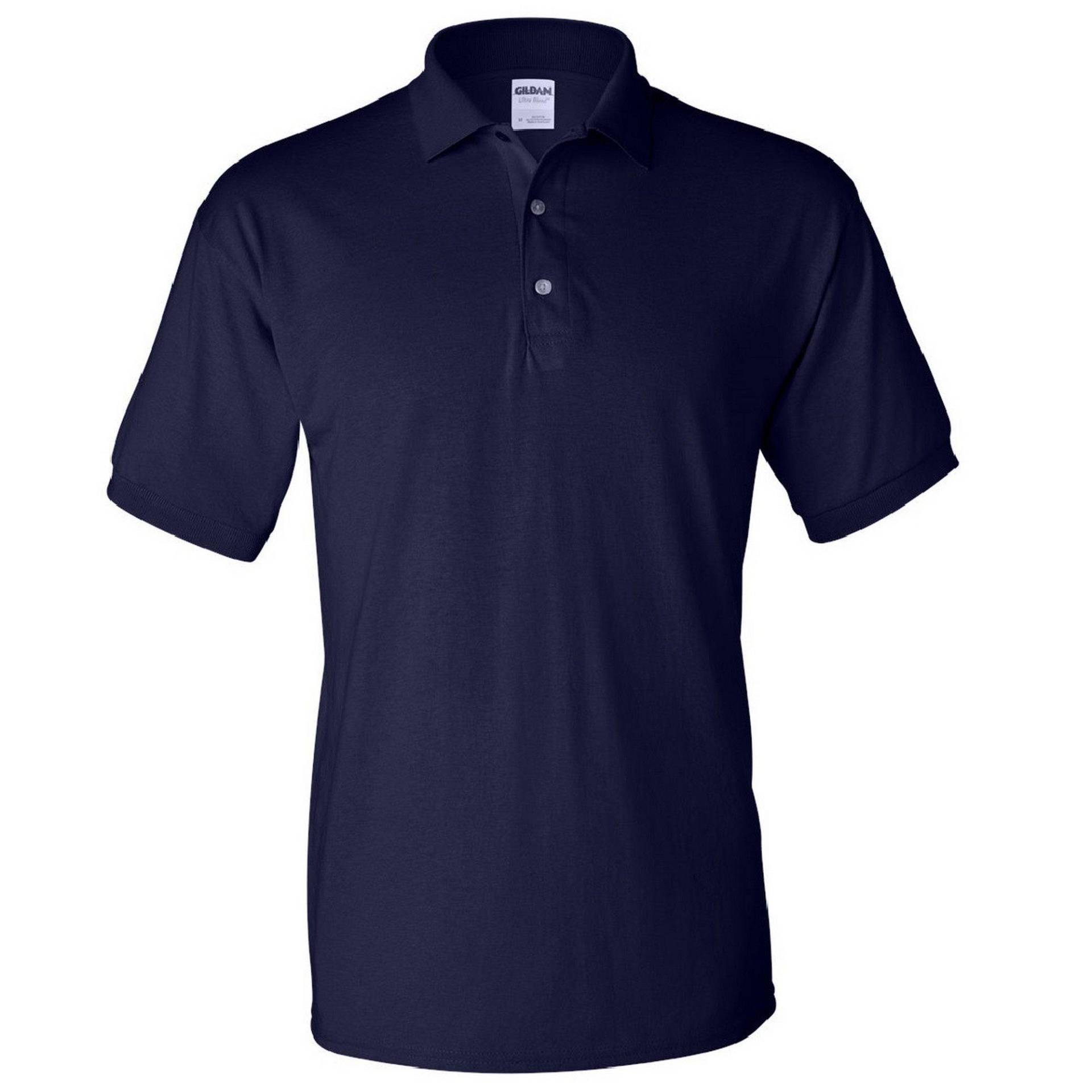 Dryblend Poloshirt, Kurzarm Herren Marine M von Gildan