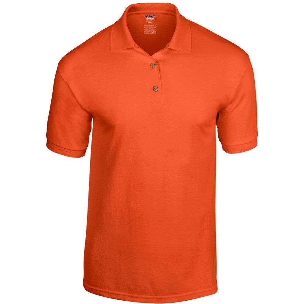 Dryblend Poloshirt, Kurzarm Herren Orange L von Gildan