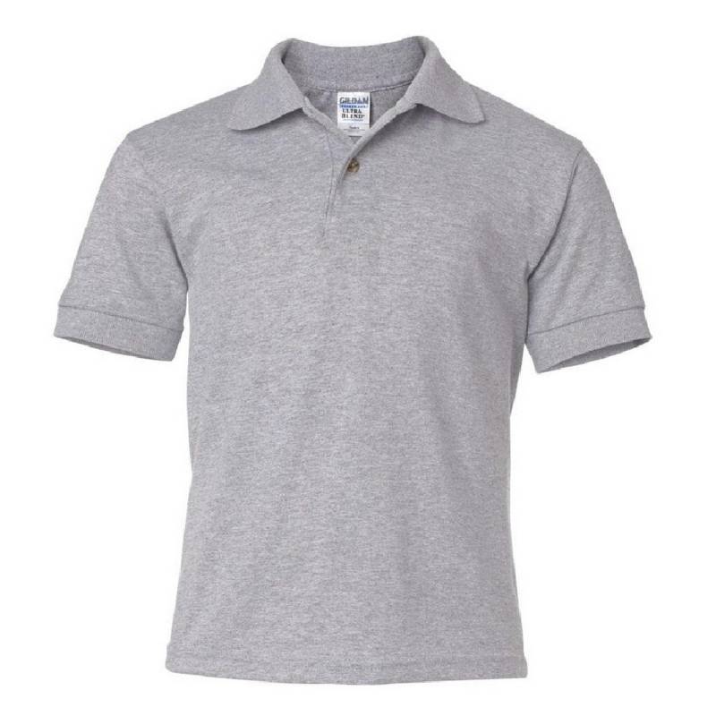 Dryblend Poloshirt (2 Stückpackung) Mädchen Grau XL von Gildan