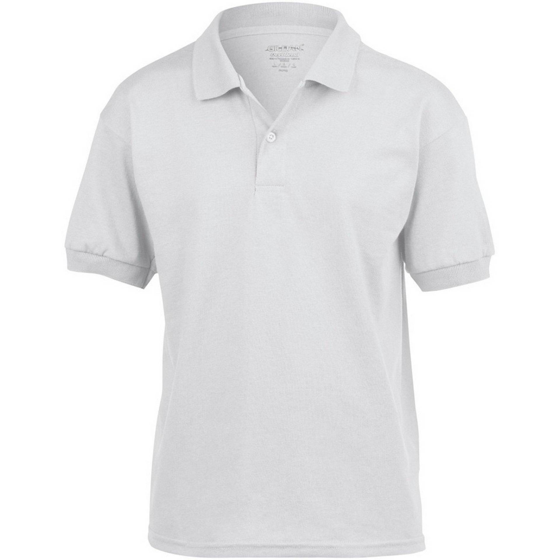 Gildan - DryBlend PoloShirt (2 StückPackung), L, Weiss von Gildan