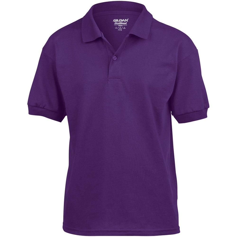 Dryblend Poloshirt Mädchen Lila S von Gildan