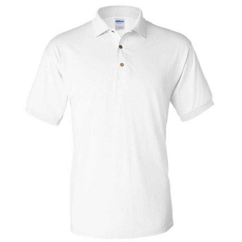 Dryblend Poloshirt, Kurzarm Herren Weiss M von Gildan