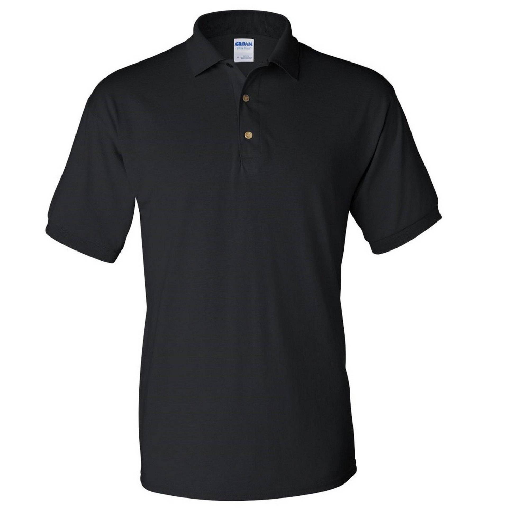 Dryblend Poloshirt, Kurzarm Herren Schwarz M von Gildan