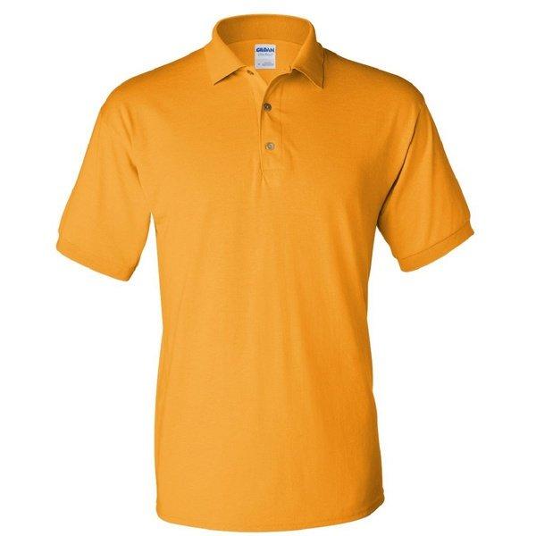 Dryblend Poloshirt, Kurzarm Herren Gold S von Gildan