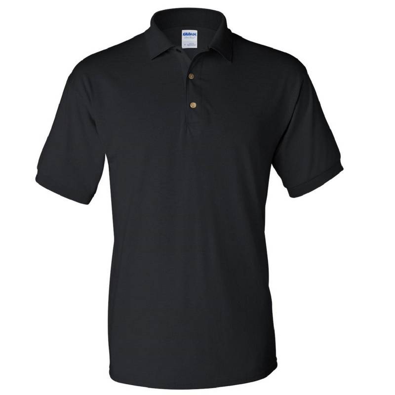 Dryblend Poloshirt, Kurzarm Herren Schwarz XL von Gildan