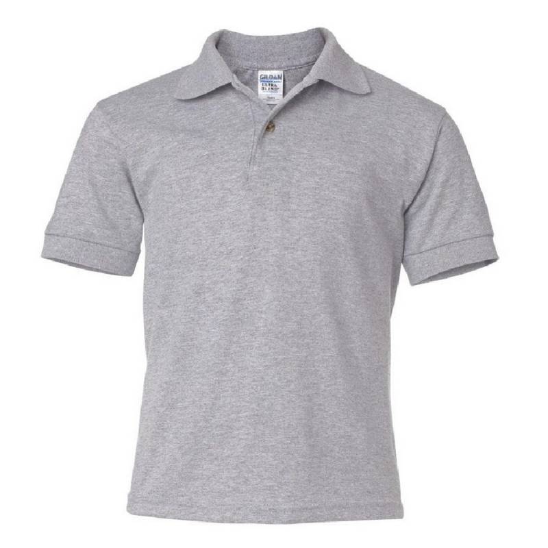 Dryblend Poloshirt Mädchen Grau L von Gildan