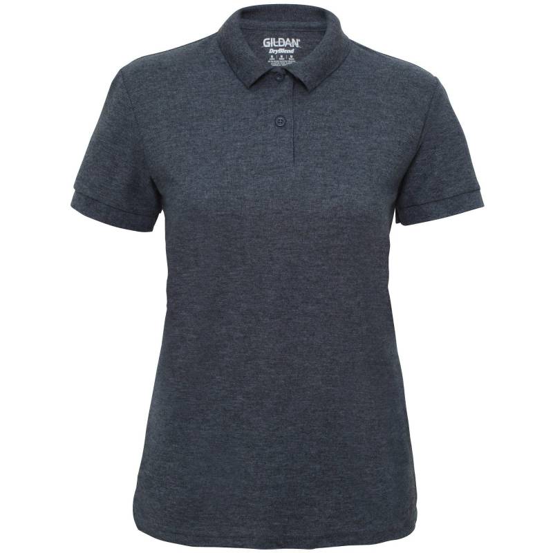 Dryblend Sport Poloshirt, Kurzarm Damen Taubengrau XL von Gildan