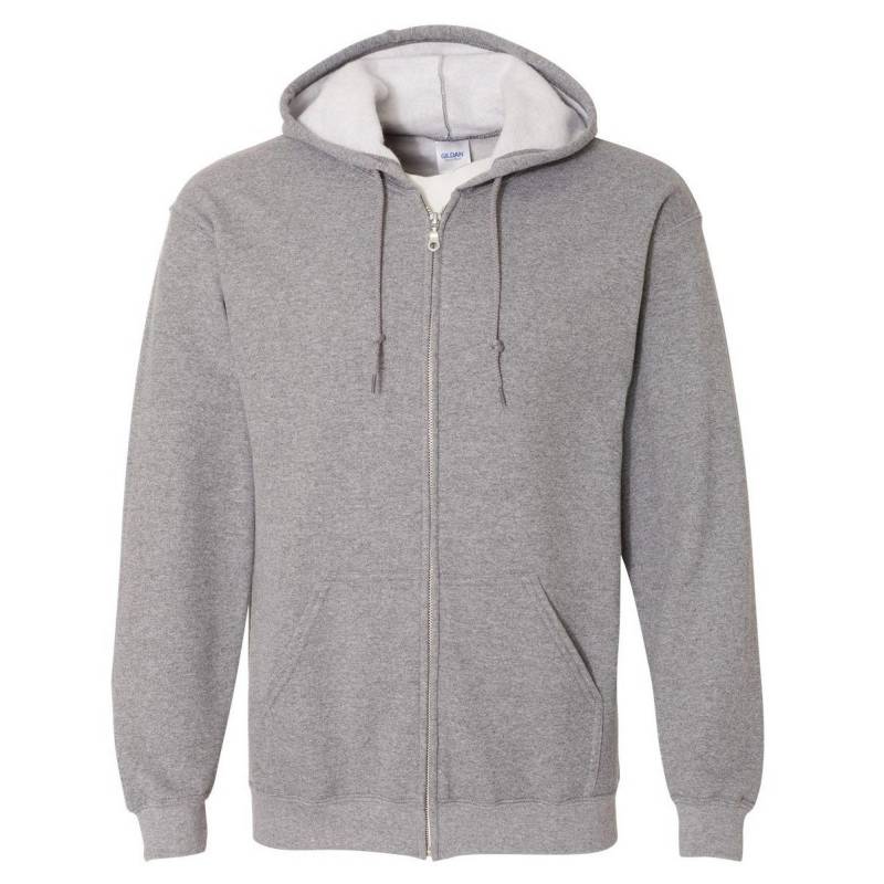 Heavy Blend Kapuzenjacke Damen Grau L von Gildan