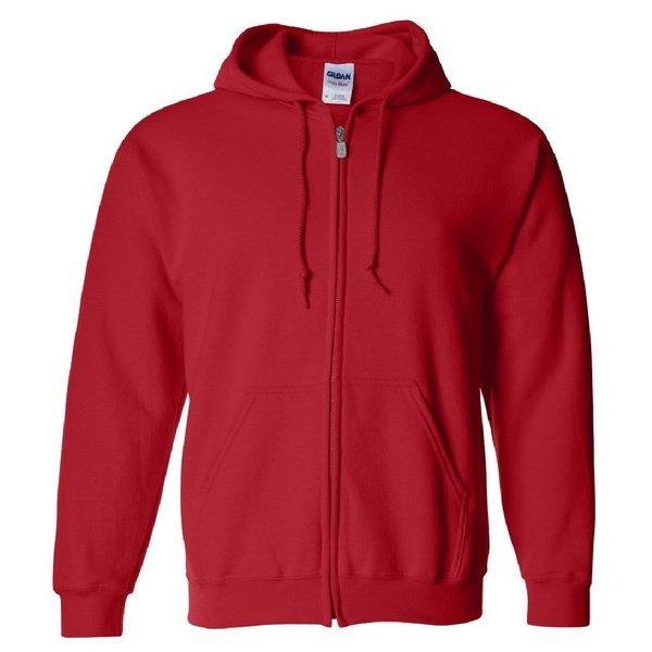 Heavy Blend Kapuzenjacke Damen Rot Bunt S von Gildan