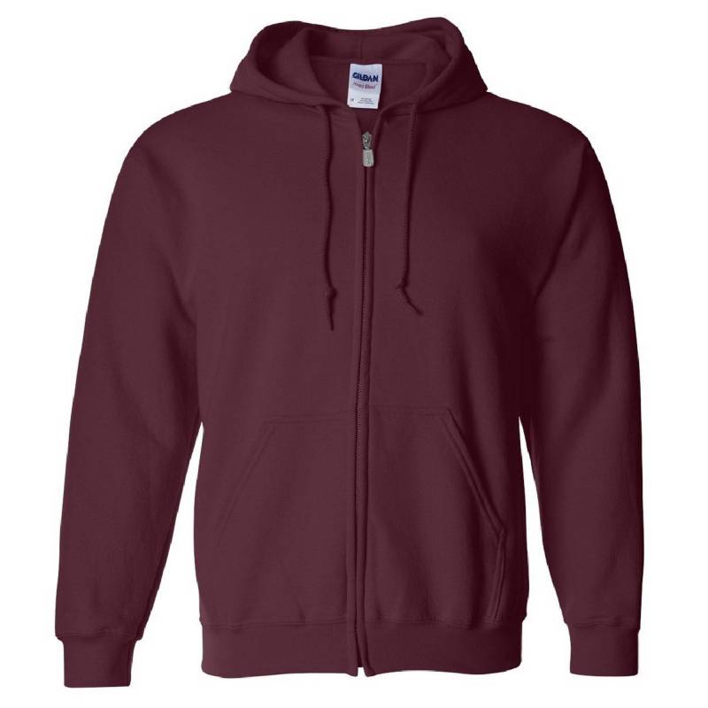 Heavy Blend Kapuzenjacke Herren Bordeaux S von Gildan