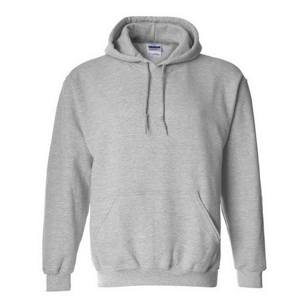 Gildan - Heavy Blend Kapuzenpullover Hoodie Kapuzensweater, für Herren, Grau, Größe XL von Gildan