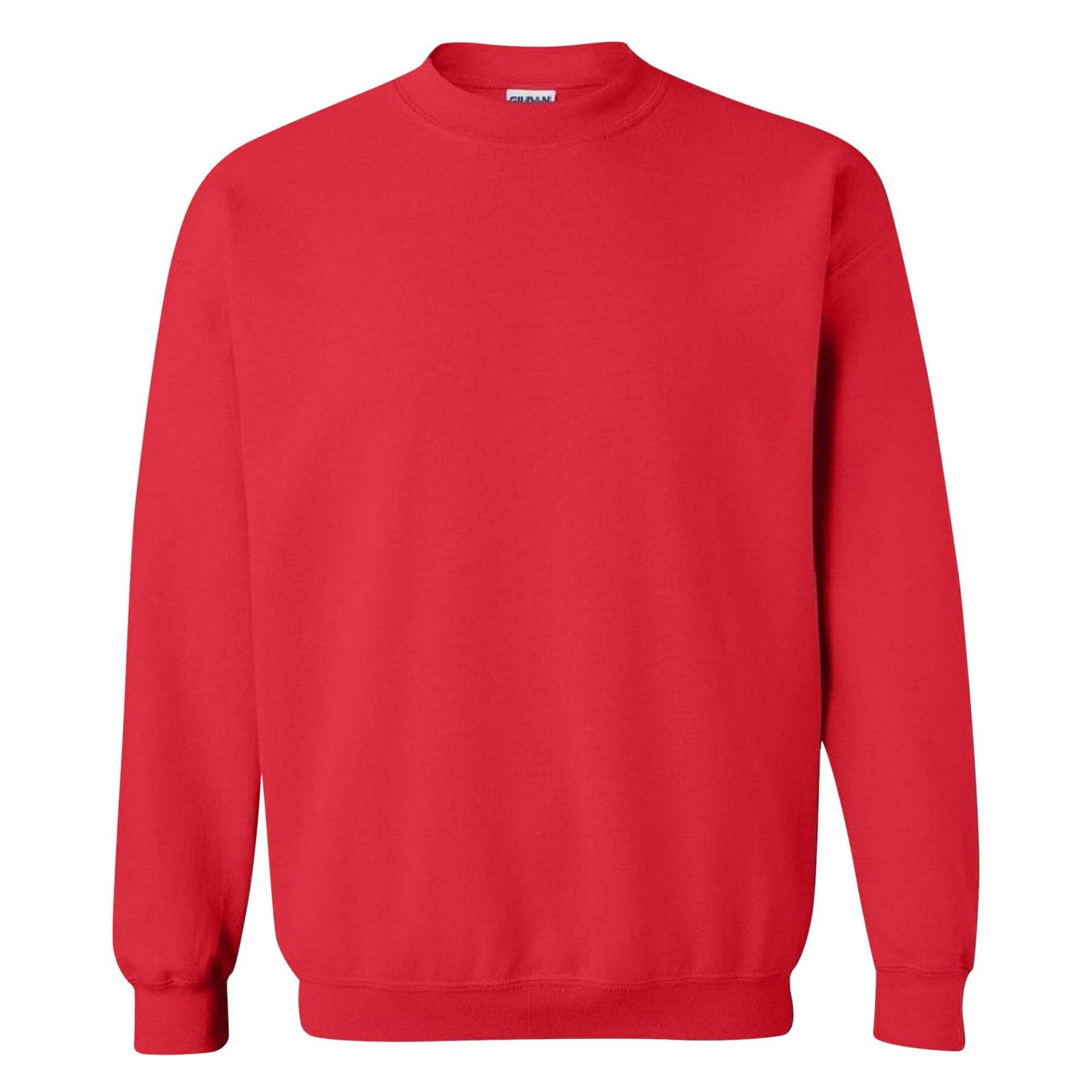 Gildan - Heavy blend Pullover (Packung mit 2), M, Rot Bunt von Gildan