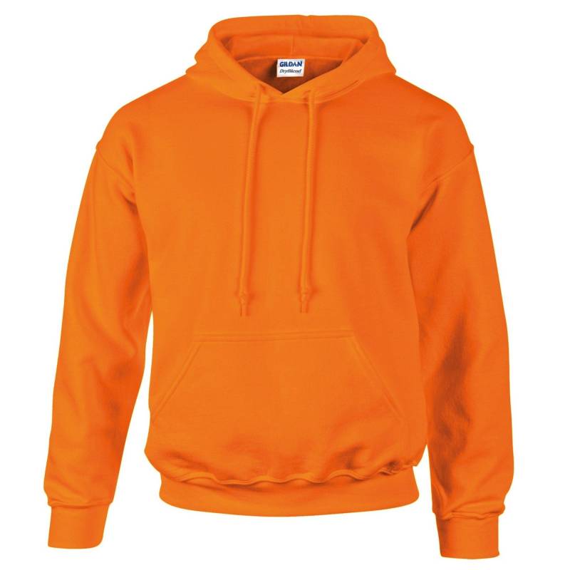 Schwergewichts-dryblend Adult T-shirt Top Hoodie Herren Orange L von Gildan