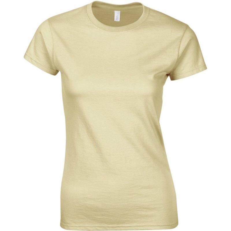 Soft Style Kurzarm Tshirt Damen Sand M von Gildan