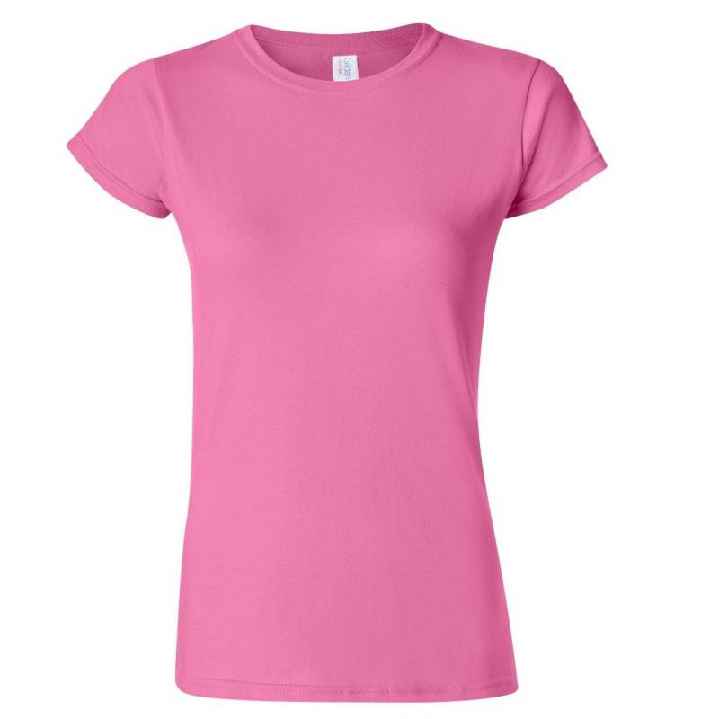 Gildan - Soft Style Kurzarm TShirt, für Damen, Pink, Größe S von Gildan