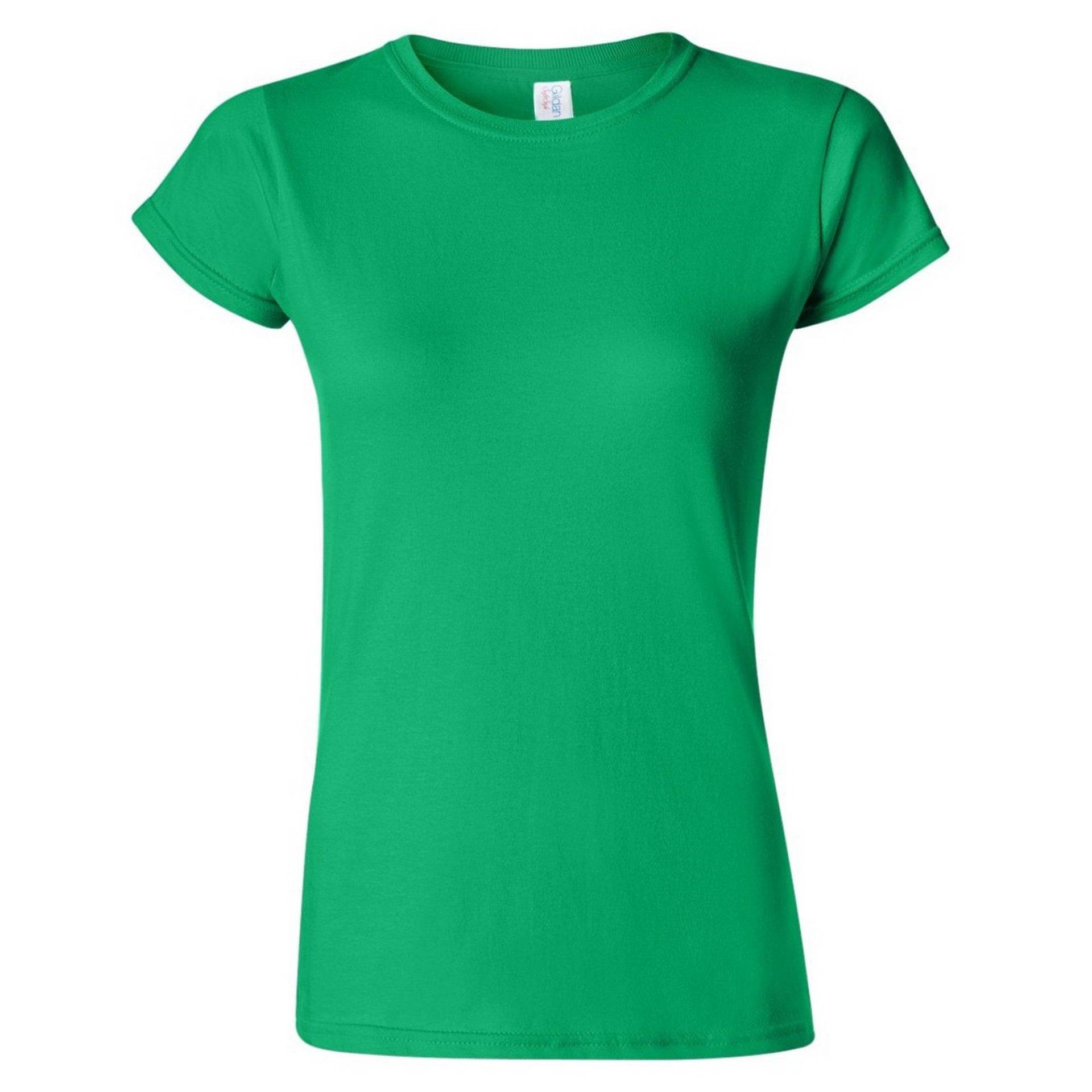 Soft Style Kurzarm Tshirt Damen Grün XL von Gildan