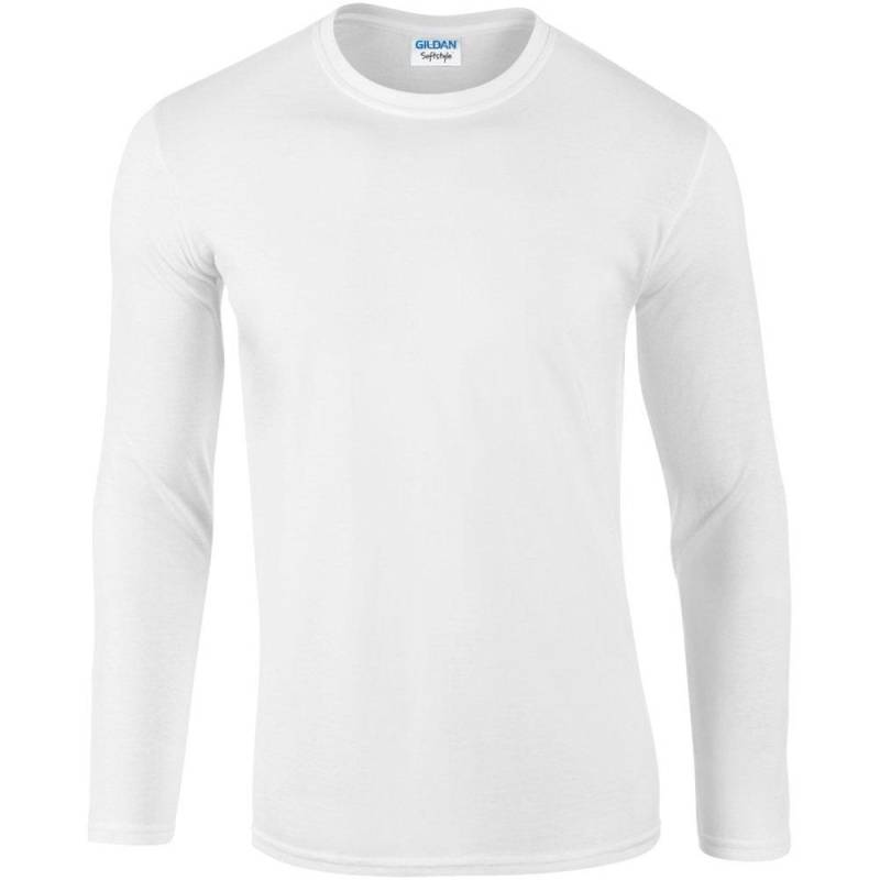 Gildan - Soft Style TShirt Männer (5 StückPackung), für Herren, Weiss, Größe XL von Gildan