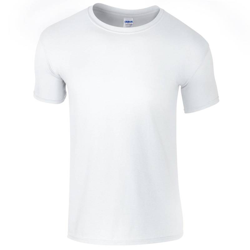 Softstyle Tshirt, Kurzarm, Rundhalsausschnitt Herren Weiss M von Gildan