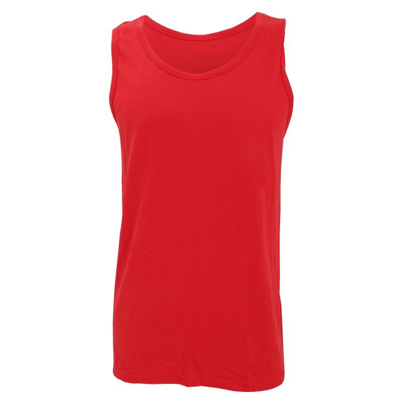 Softstyle Tanktop Oberteil, Ärmellos Herren Rot Bunt L von Gildan