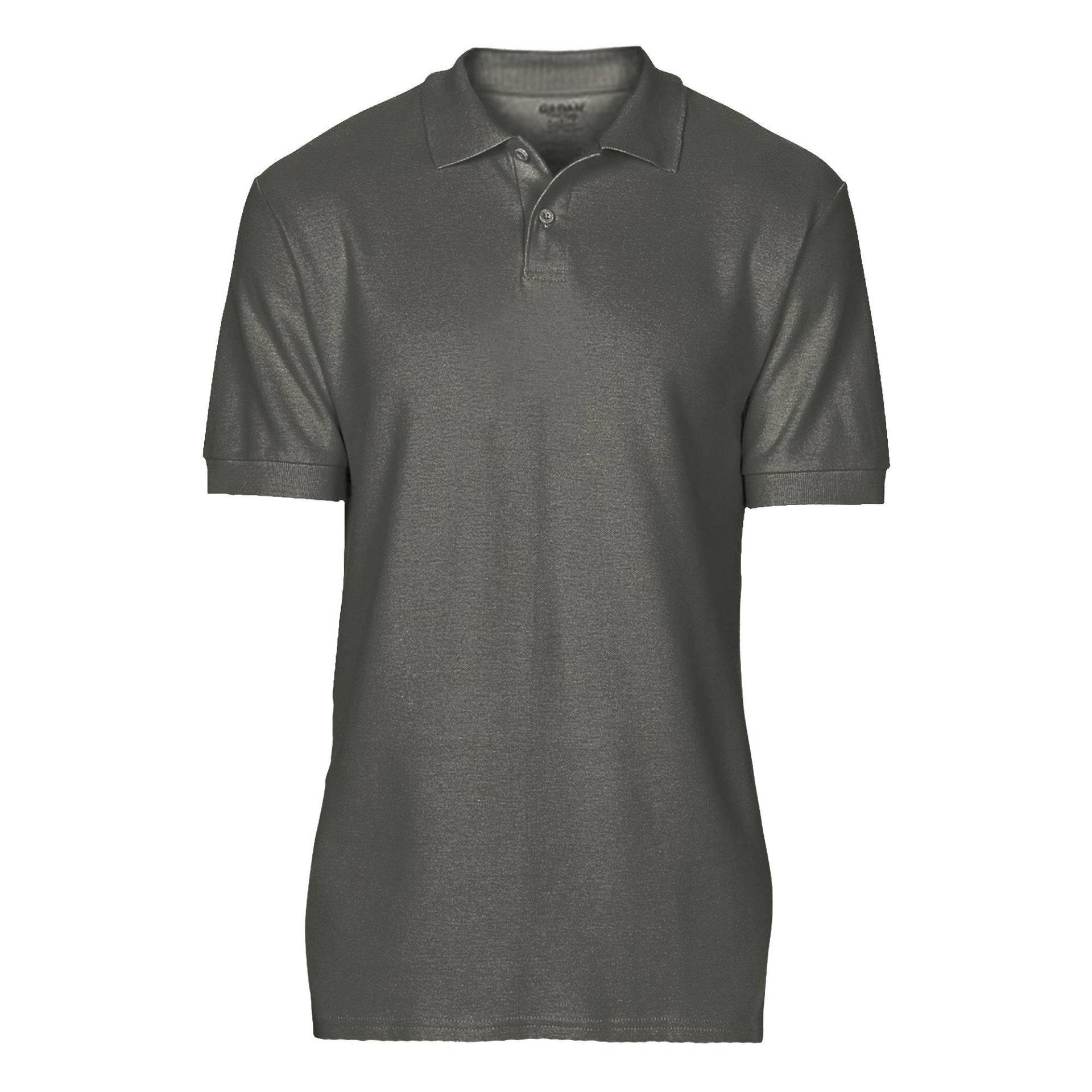 Softsyle Kurzarm Doppel Pique Polo Shirt Herren Charcoal Black 4XL von Gildan