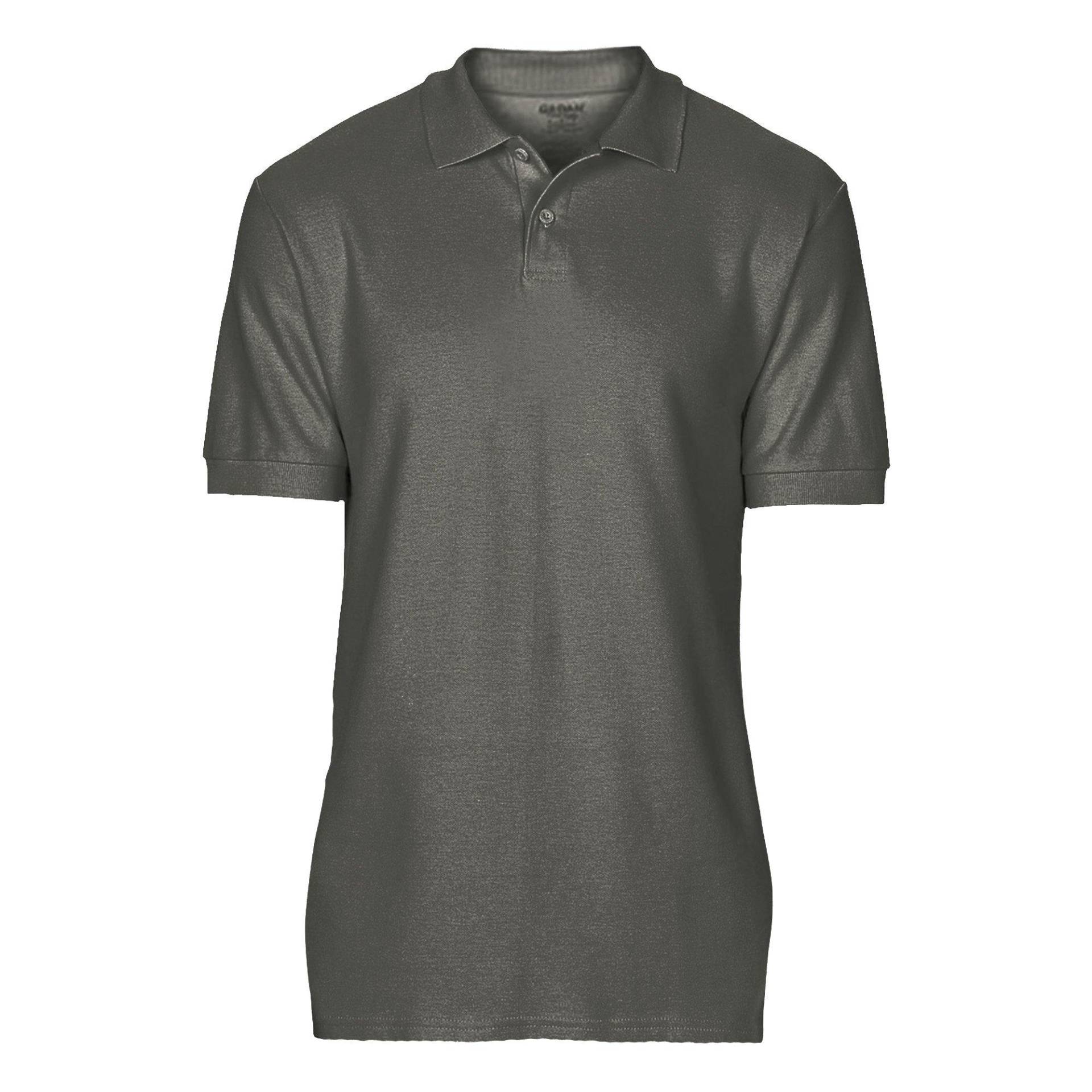 Gildan - Softsyle Kurzarm Doppel Pique Polo Shirt, für Herren, Charcoal Black, Größe L von Gildan