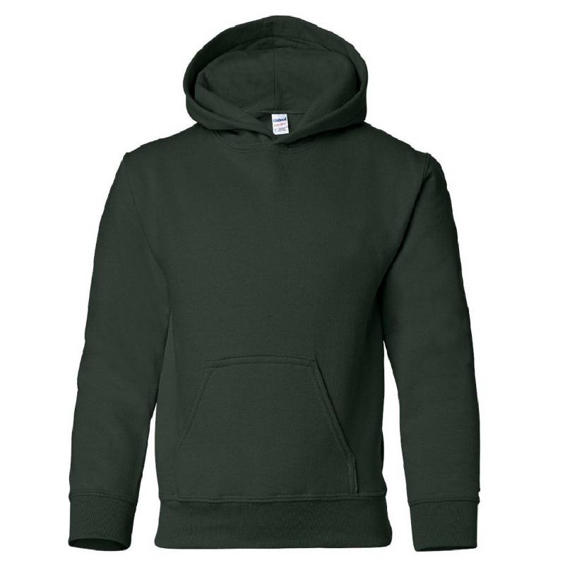 Sweatshirt Mit Kapuze Jungen Waldgrün S von Gildan