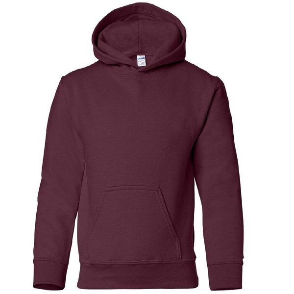 Sweatshirt Mit Kapuze Jungen Bordeaux XL von Gildan