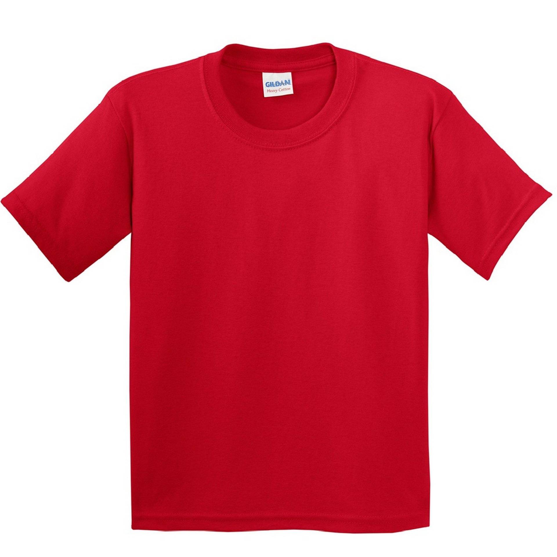 Tshirt (2 Stückpackung) Jungen Rot Bunt XS von Gildan