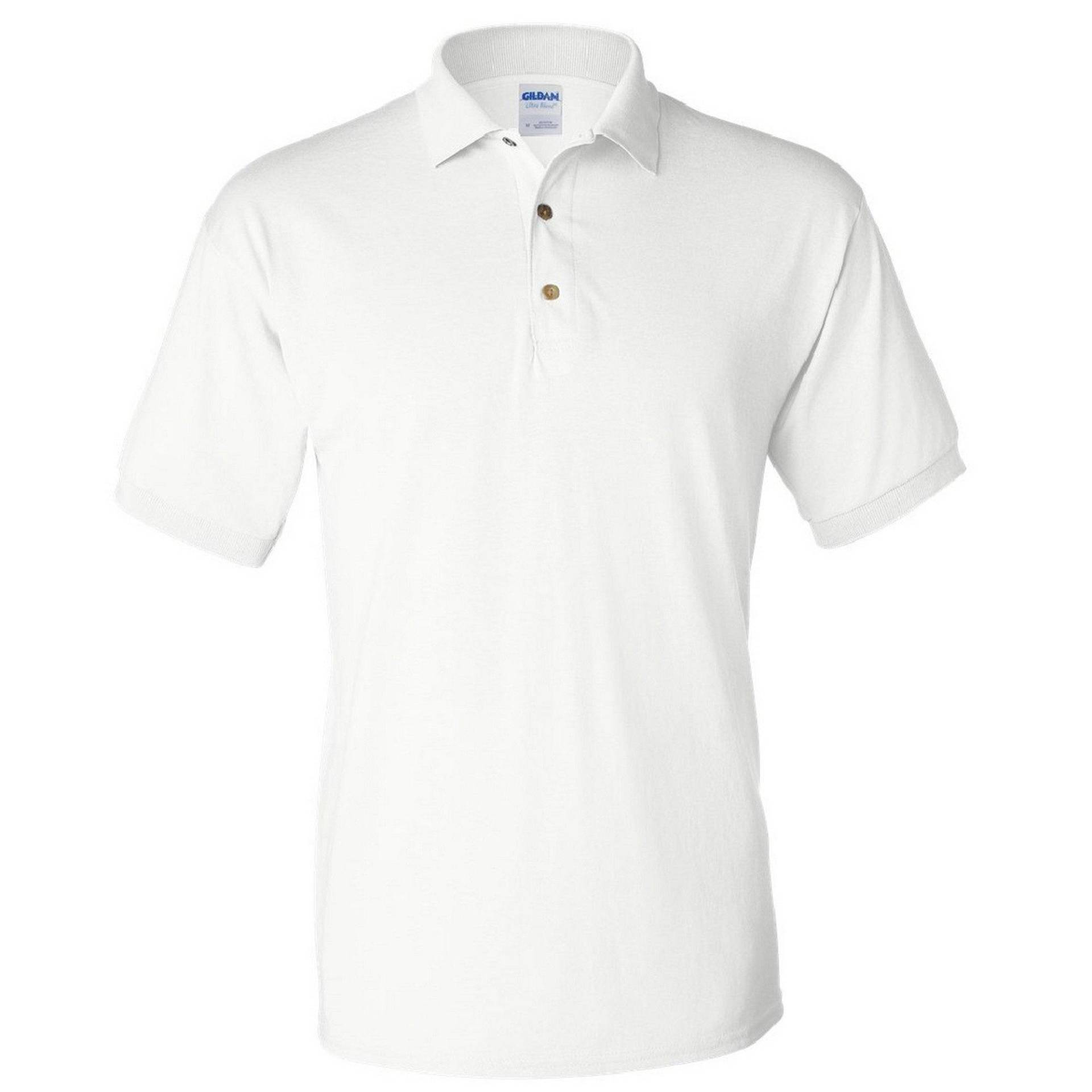 Dryblend Poloshirt, Kurzarm Herren Weiss 3XL von Gildan