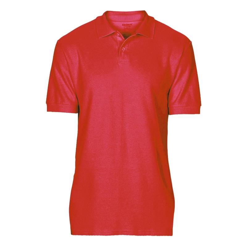 Gildan - Softsyle Kurzarm Doppel Pique Polo Shirt, für Herren, Rot Bunt, Größe 3XL von Gildan