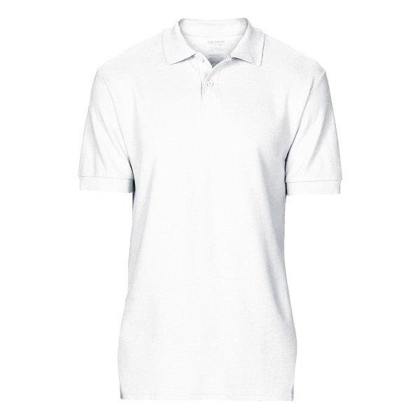 Softsyle Kurzarm Doppel Pique Polo Shirt Herren Weiss 4XL von Gildan