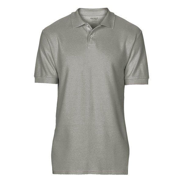 Softsyle Kurzarm Doppel Pique Polo Shirt Herren Grau 4XL von Gildan