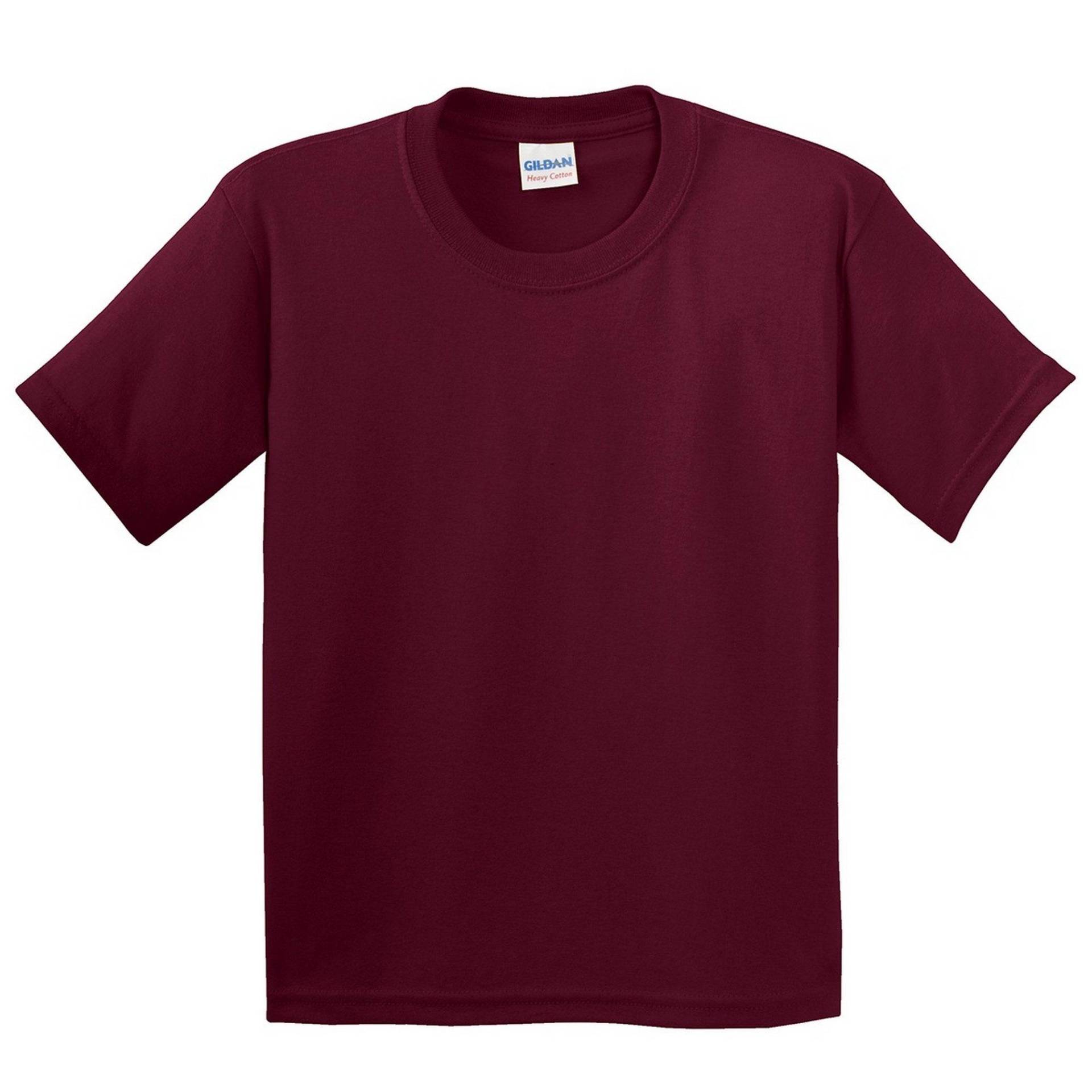 Tshirt (2 Stückpackung) Jungen Bordeaux L von Gildan