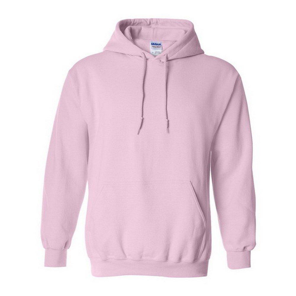 Gildan - Heavy Blend Kapuzenpullover Hoodie Kapuzensweater, für Herren, Hellrosa, Größe L von Gildan