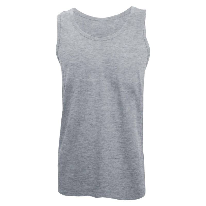 Gildan - Softstyle TankTop Oberteil, ärmellos, für Herren, Grau, Größe L von Gildan