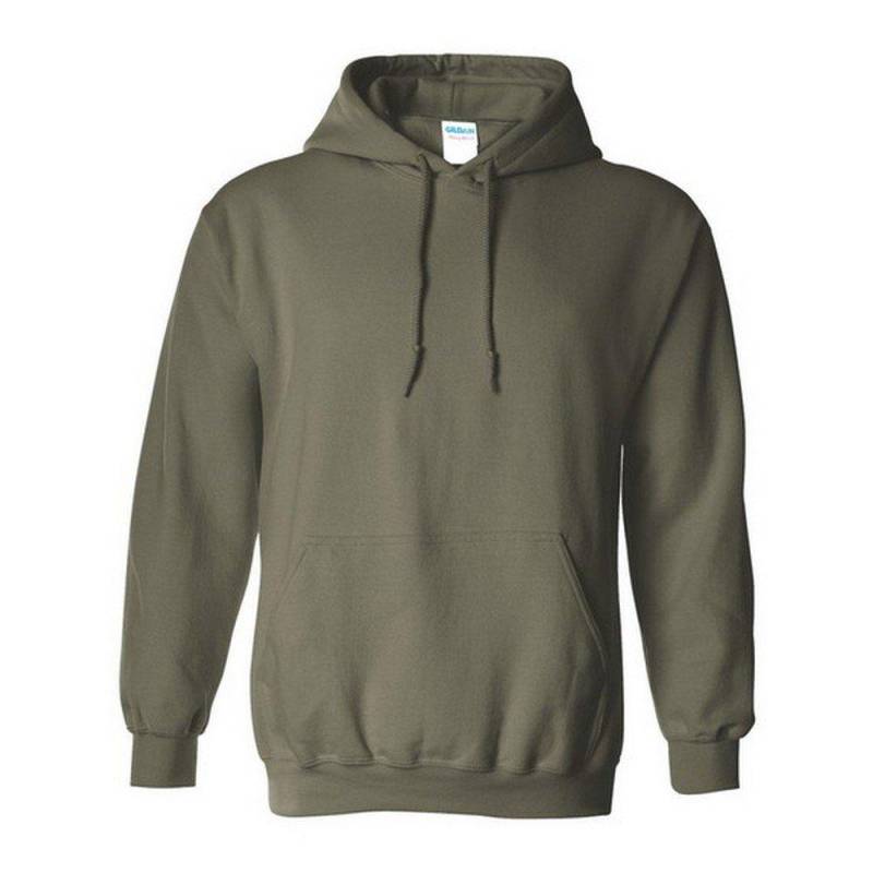 Gildan - Heavy Blend Kapuzenpullover Hoodie Kapuzensweater, für Herren, Militärgrün, Größe L von Gildan