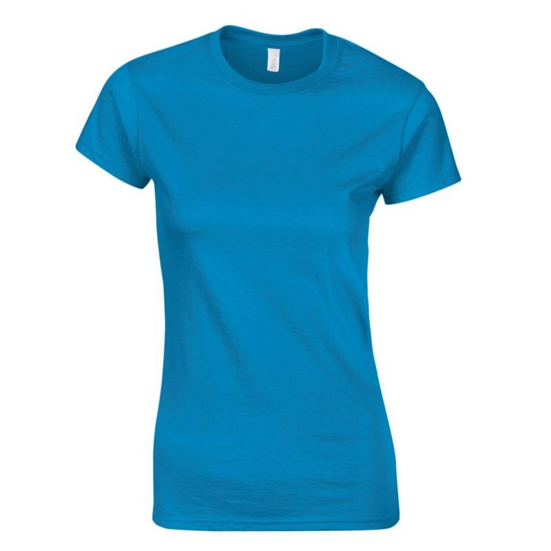 Gildan - Soft Style Kurzarm TShirt, für Damen, Saphirblau, Größe M von Gildan