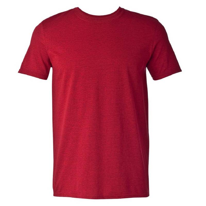 Softstyle Tshirt, Kurzarm, Rundhalsausschnitt Herren Rot Bunt M von Gildan