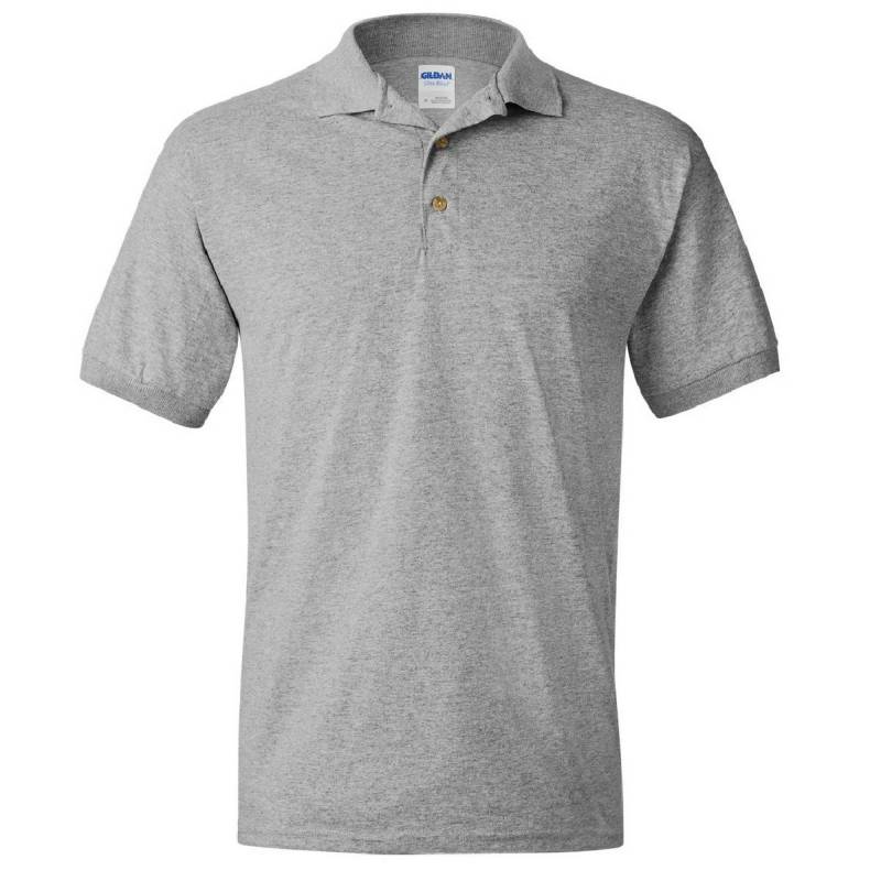 Gildan - DryBlend PoloShirt, Kurzarm, für Herren, Grau, Größe M von Gildan