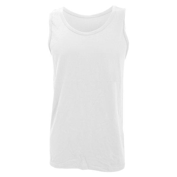 Softstyle Tanktop Oberteil, Ärmellos Herren Weiss S von Gildan