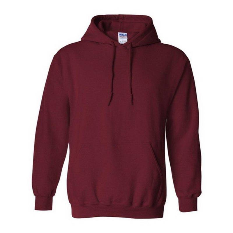 Gildan - Heavy Blend Kapuzenpullover Hoodie Kapuzensweater, für Herren, Dunkelrot, Größe S von Gildan