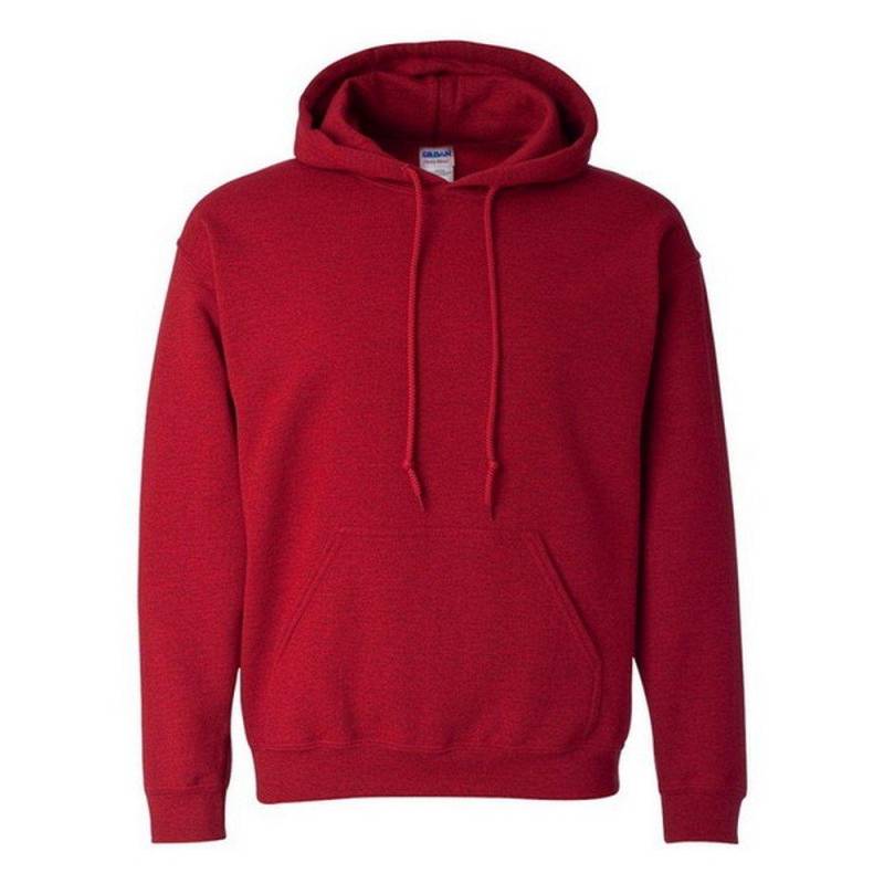 Gildan - Heavy Blend Kapuzenpullover Hoodie Kapuzensweater, für Herren, Rot Bunt, Größe S von Gildan