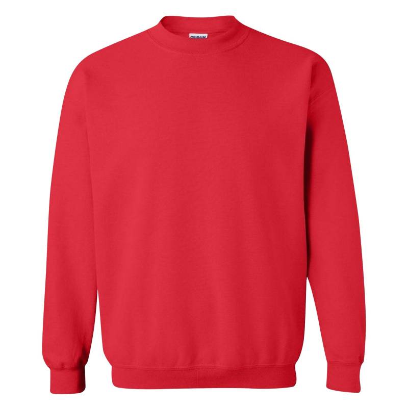 Gildan - Heavy blend Pullover (Packung mit 2), S, Rot Bunt von Gildan