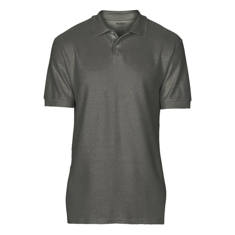 Softsyle Kurzarm Doppel Pique Polo Shirt Herren Charcoal Black XL von Gildan