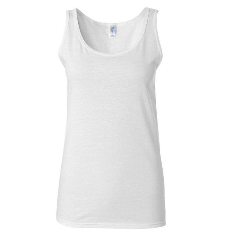 Tank Top Damen Weiss XL von Gildan