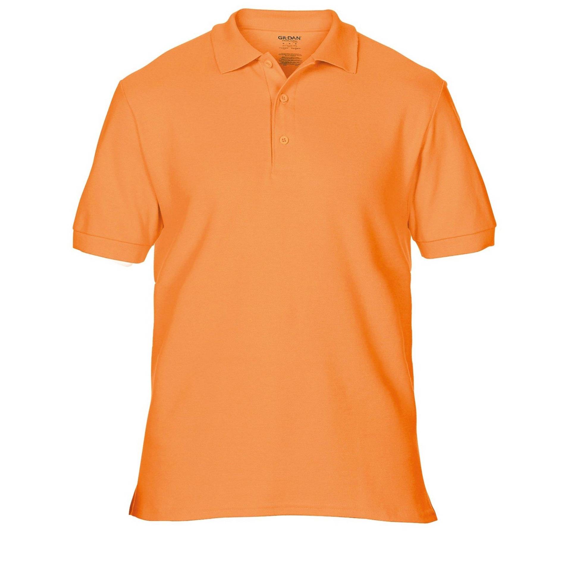 Premium Sport Pique Polohemd Herren Mandarine S von Gildan