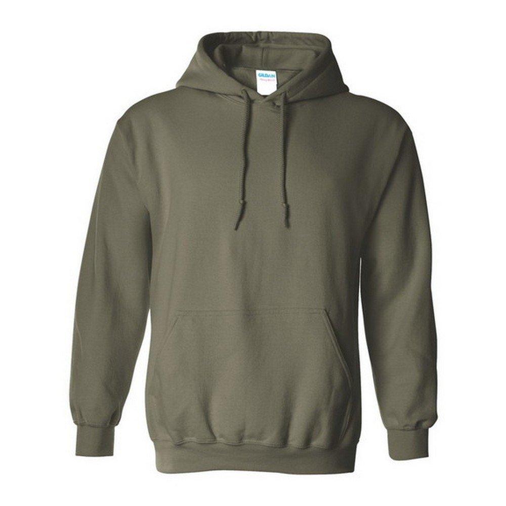 Gildan - Heavy Blend Kapuzenpullover Hoodie Kapuzensweater, für Herren, Militärgrün, Größe S von Gildan